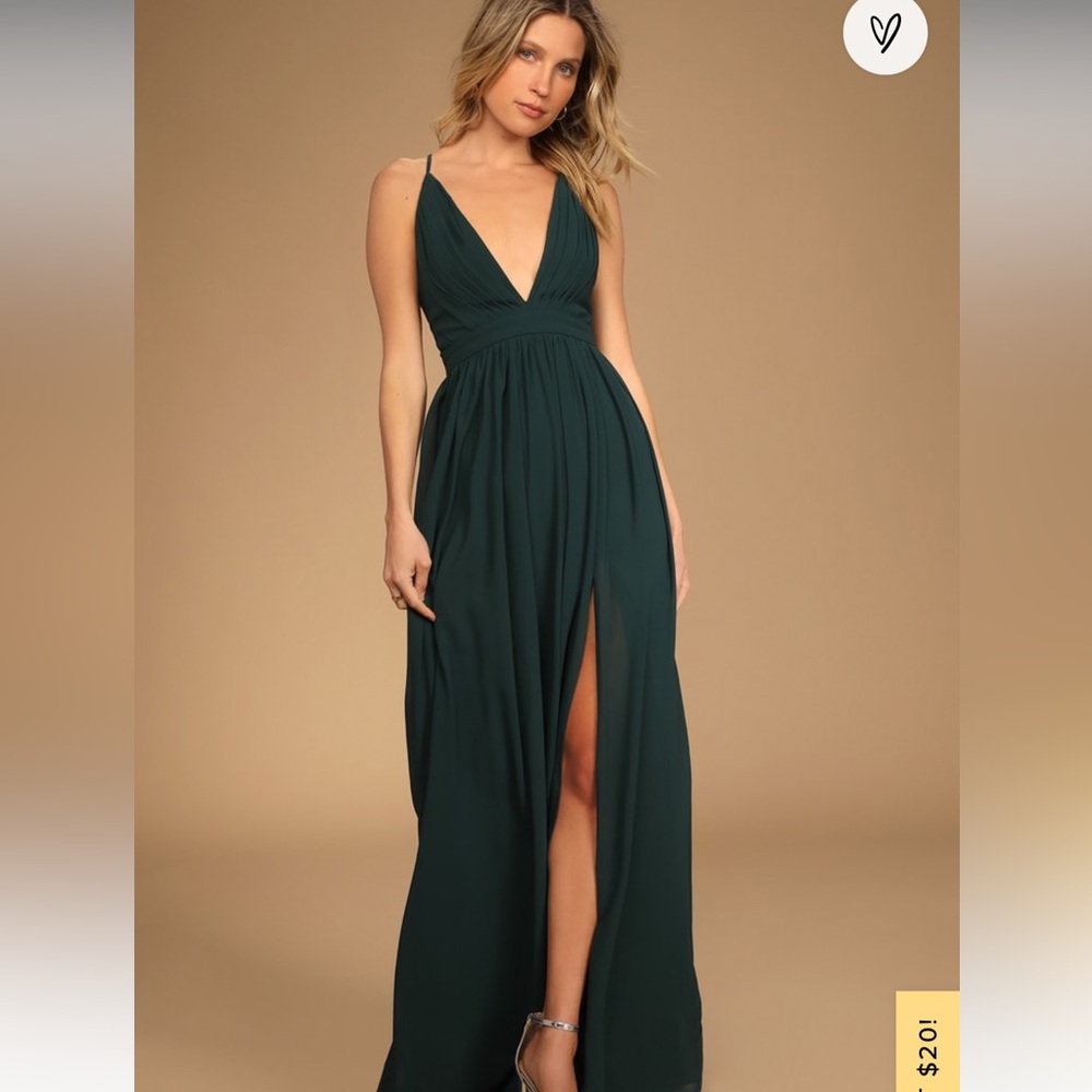 Emerald Green “Ballroom Bliss Maxi Dress”